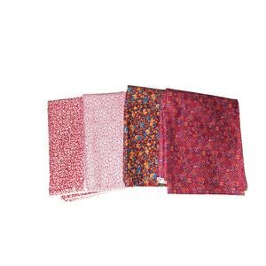 V.I.P. Print Fabic Pieces Gingham Country Lot of 4 Each one is 1-2 Yard s